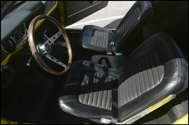 1966 ford mustang c-code 84,229 miles yellow 289 automatic