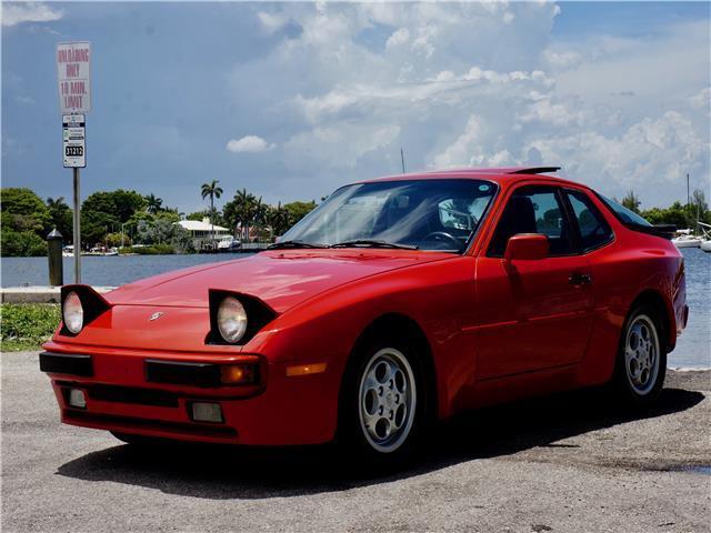 1989 porsche 944 low miles manual transmission india red cln carfax beautiful