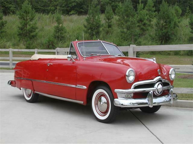 1950 ford custom deluxe great custom interior 2dr convertible