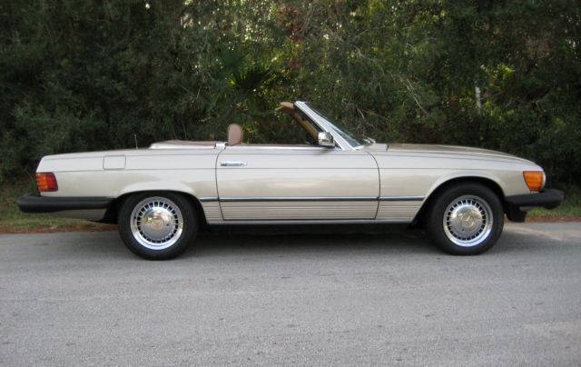 1985 mercedes benz 380sl convertible classic roadster sports car