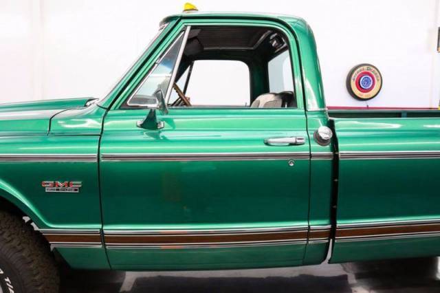 1972 gmc sierra 1500 grande 80841 miles green pickup truck 350 v8 turbo hydromat
