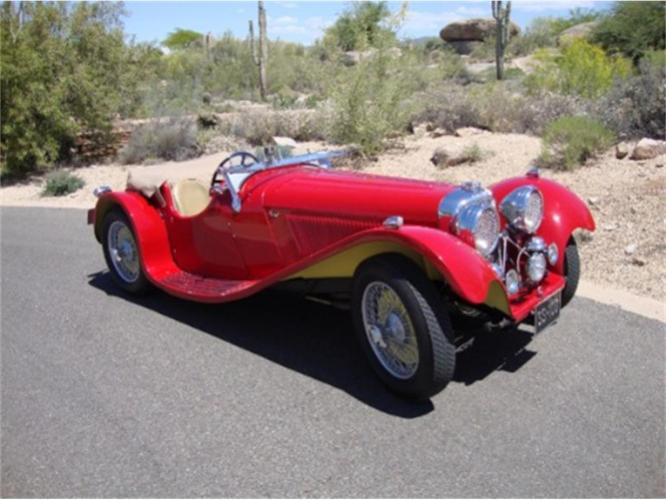1939 jaguar ss100 in astoria, new york