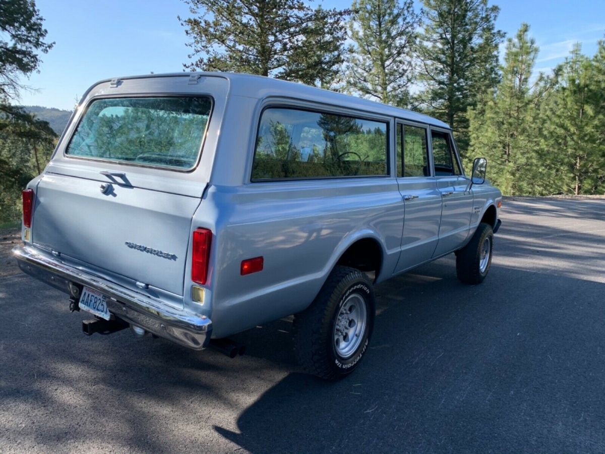selling at no reserve 1972 chevrolet suburban custom/20 4x4 396 big block