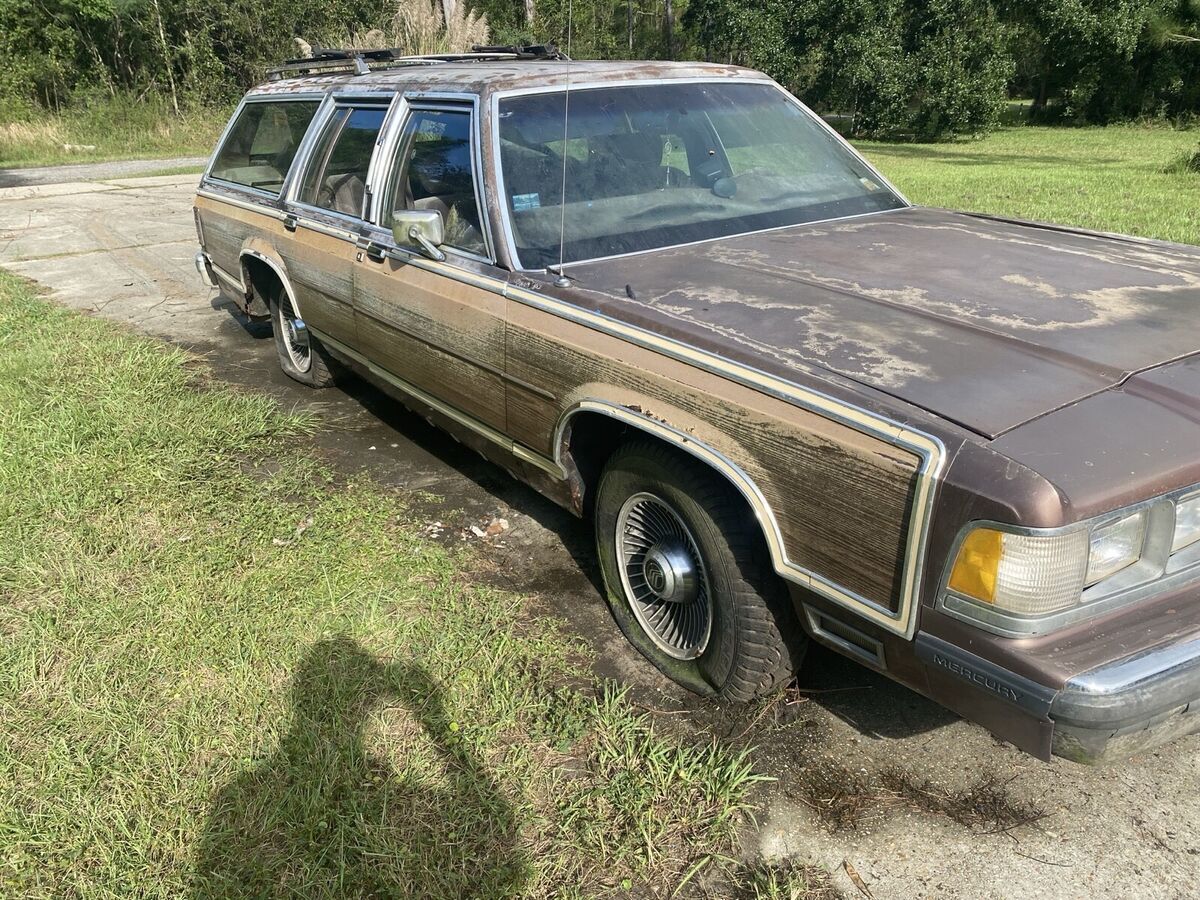 1989 mercury colony park wagon white colony park ls