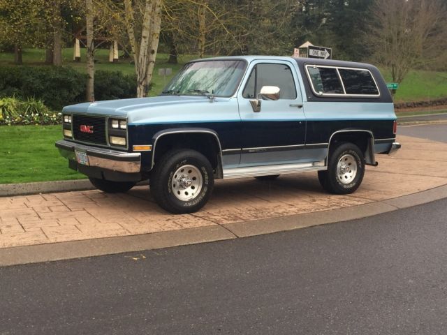 1'owner 1989 gmc jimmy only 44k miles 4x4 all original all stock 5.7l k5 blazer