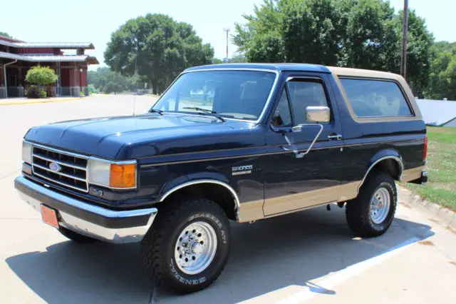 1991 ford bronco eddie bauer - original paint - rust free