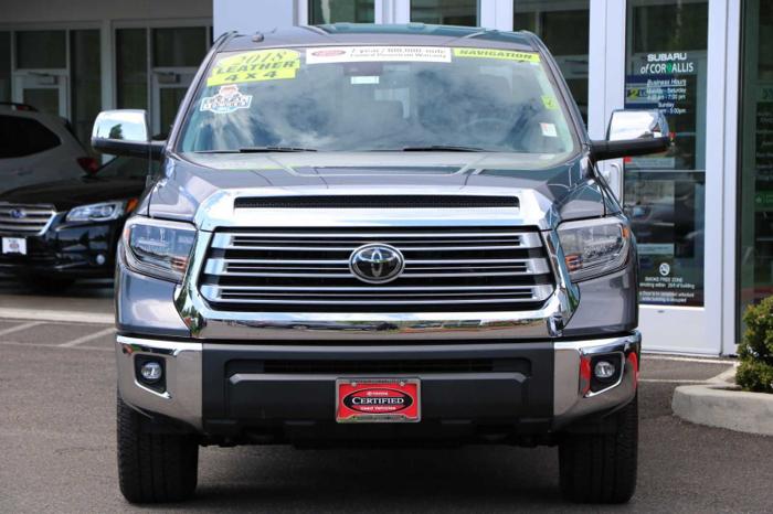 used 2018 toyota tundra limited corvallis, or 97330 for sale in adair village, oregon