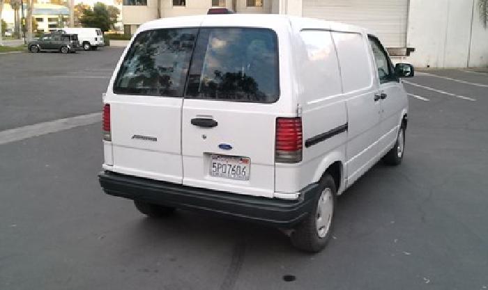 obo 1997 ford aerostar cargo minivan - 66k miles - smogged in san diego, ca