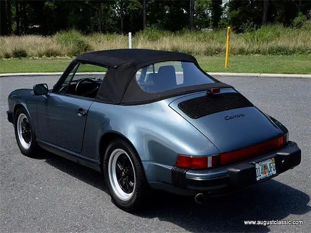 1987 porsche 911 cabriolet 41,300 miles