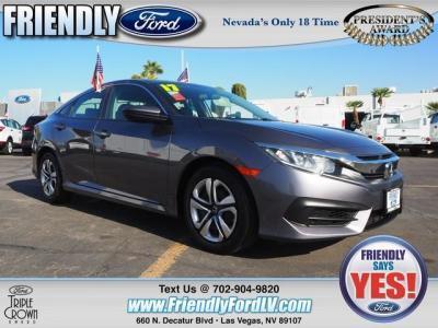 2017 honda civic lx lx 4dr sedan 6m for sale in las vegas, nevada