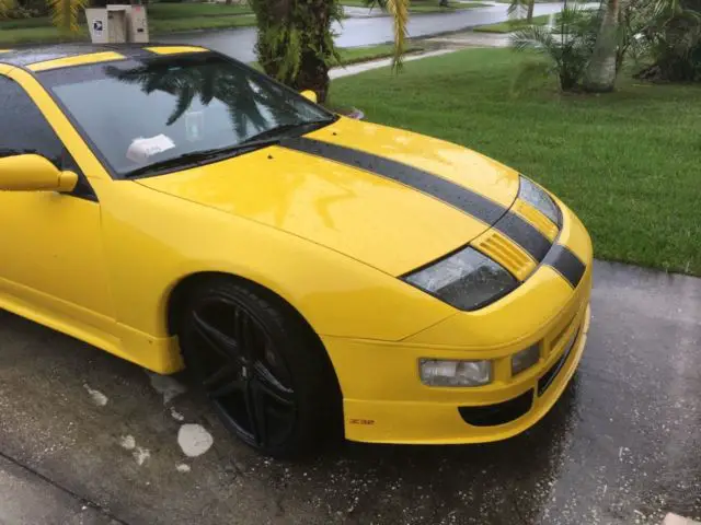 1991 300zx twin turbo yellow, low pampered miles