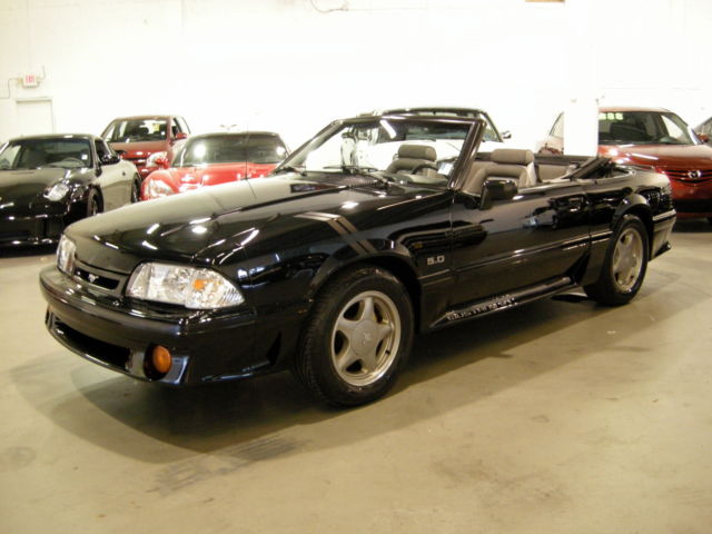 1991 mustang gt convertible w@w one florida owner carfax certified 57k miles