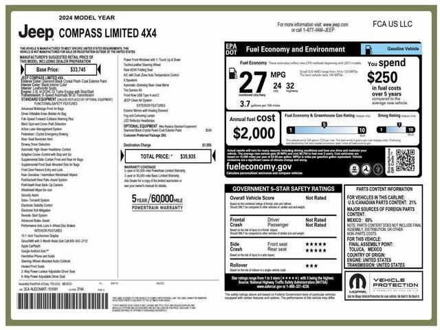 2024 jeep compass limited