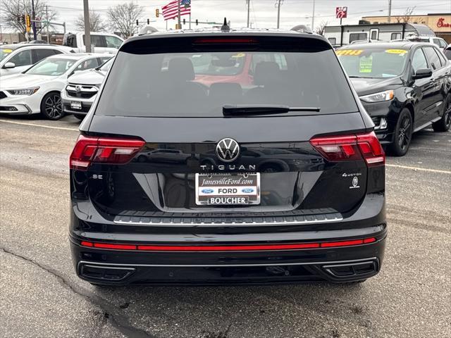 2022 volkswagen tiguan 2.0t se r-line black 4motion