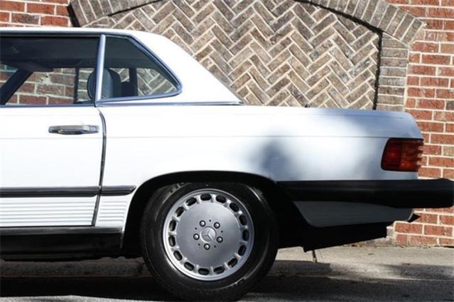 1989 mercedes-benz 500-class 560sl 109822 miles white 2d convertible 4-speed au