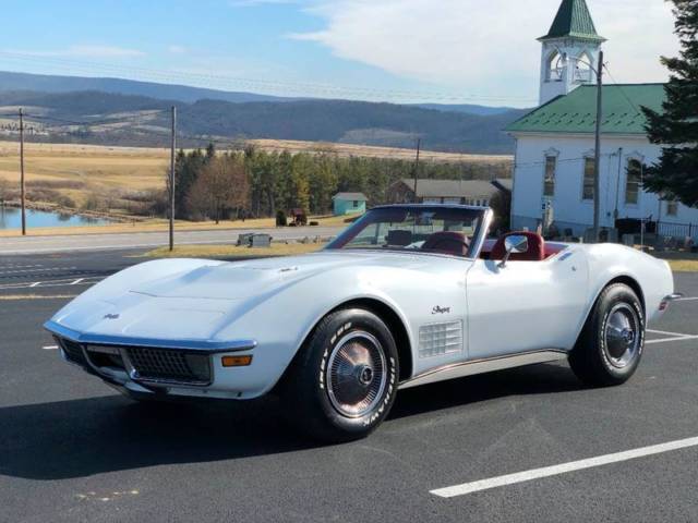 1971 chevrolet corvette *origtanksticker*#smatch454ci*4spd*facta/c*pb*ps*