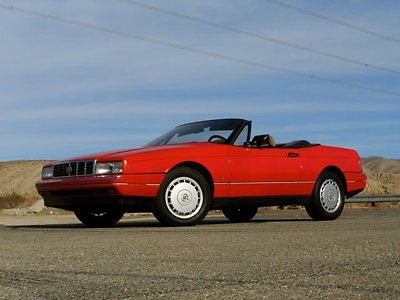 no reserve 1988 cadillac allante retractable convertible california caddy wow!