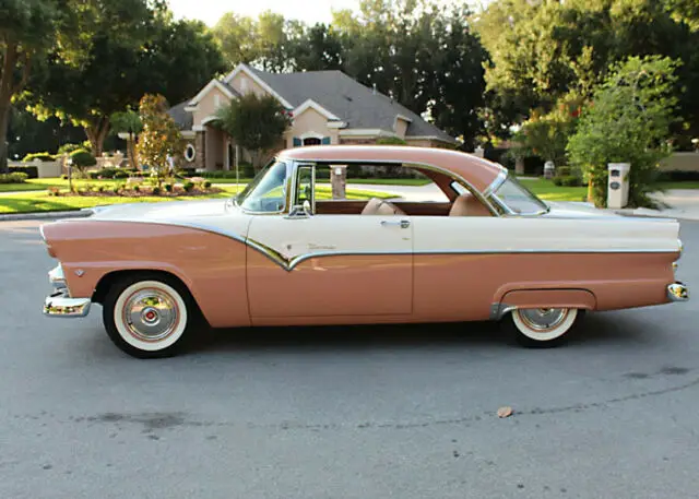 high quality rotisserie restored - 1955 ford fairlane victoria coupe - 100 miles