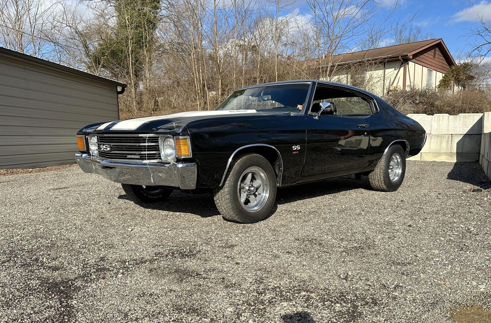 1972 chevrolet chevelle ss 454 4spd real ss 49586 miles