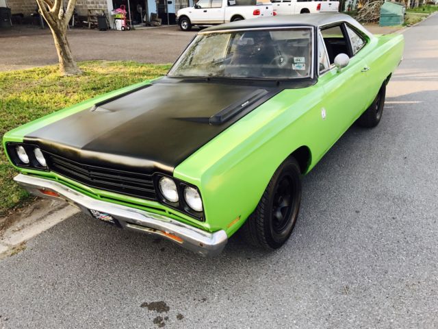 1969 plymouth roadrunner 383 automatic running project