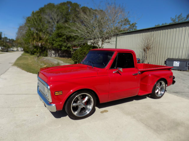 1972 chevy c 10 step side pick up. over 50 k invested 454 auto show quality rare