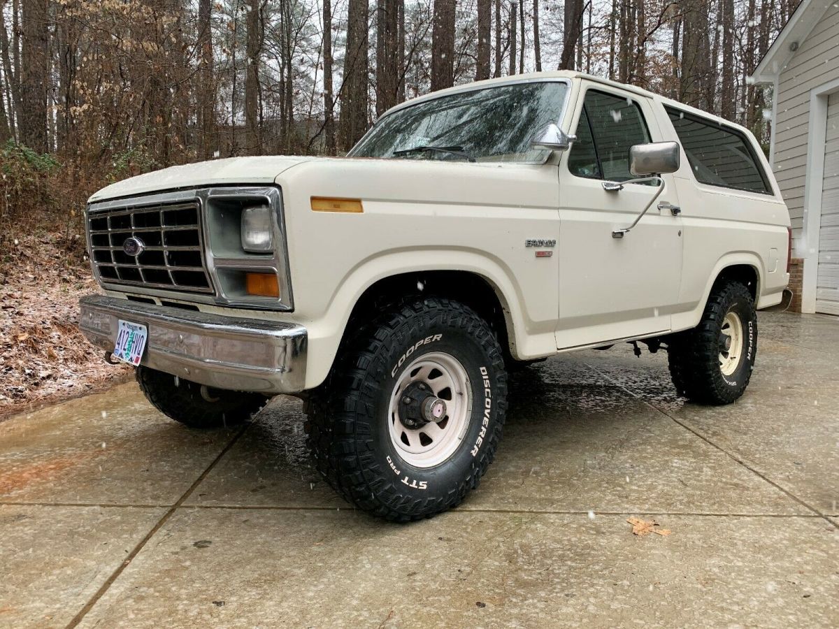 1986 ford bronco fuel injected automatic socal sheriff / police unit rust free