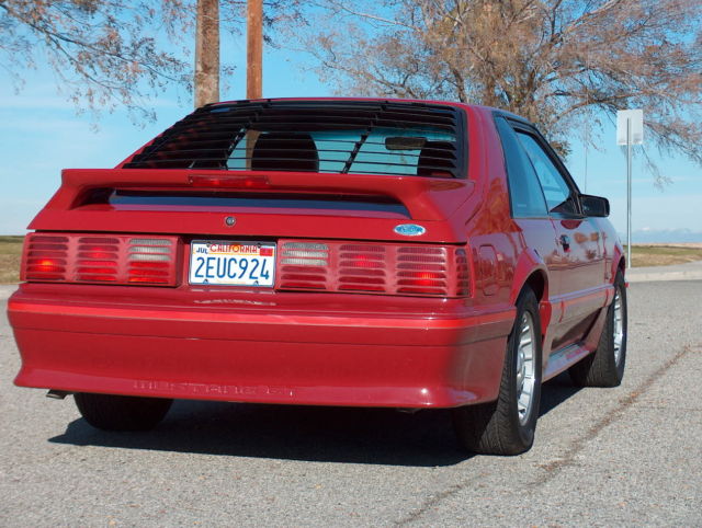 1987 ford mustang gt - one owner california survivor - sales brochure cover car