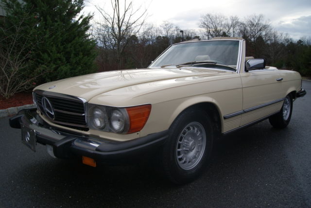 1985 mercedes-benz 380sl 45,478 miles exceptional example w107 roadster 1 owner