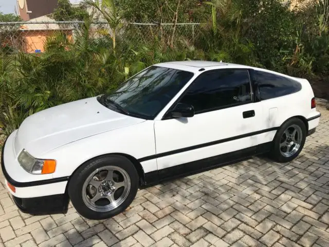 1990 honda crx si b18c5 type r white 5 speed