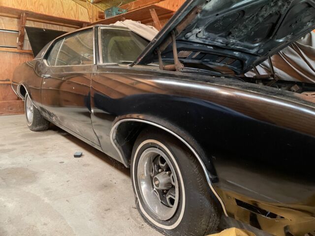 1971 oldsmobile cutlass supreme s 350 rocket original black th350 floor shift