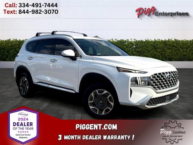 2022 hyundai santa fe hev blue