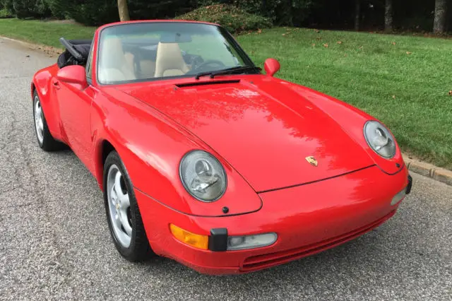 1995 porsche 911 c2 cabriolet with 51000 original miles