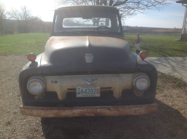 1954 ford f 100 f1 1/2 ton short box v8 survivor unmolested truck original paint