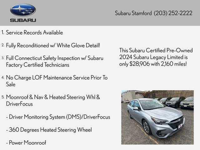 2024 subaru legacy limited
