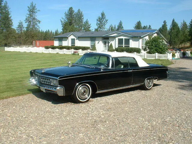 1966 chrysler imperial crown convertible! only 514 produced! black! nice!
