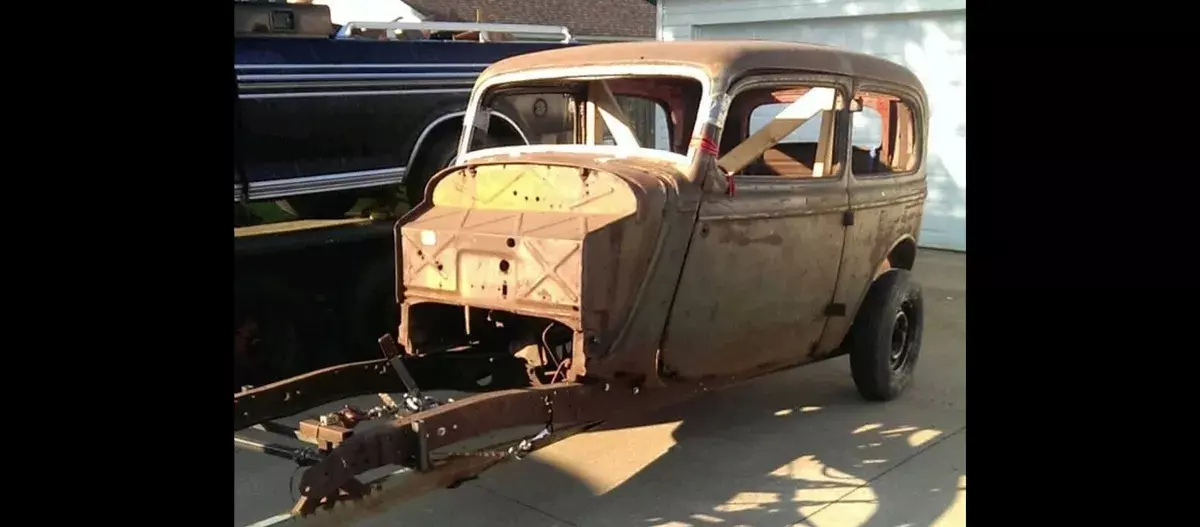 1933 ford model b black rwd manual sedan