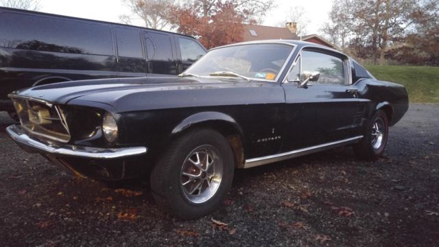 1967 ford mustang s code 390 4 speed fastback non gt original drivetrain, paint!