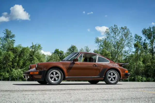 1977 porsche 930 turbo 66k original miles rare bitter chocolate exterior