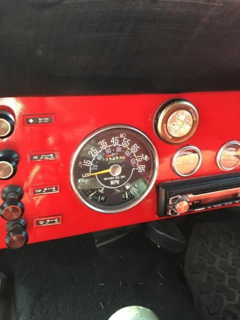 refurbished jeep cj7, 4" suspension, new 4.2 l engine