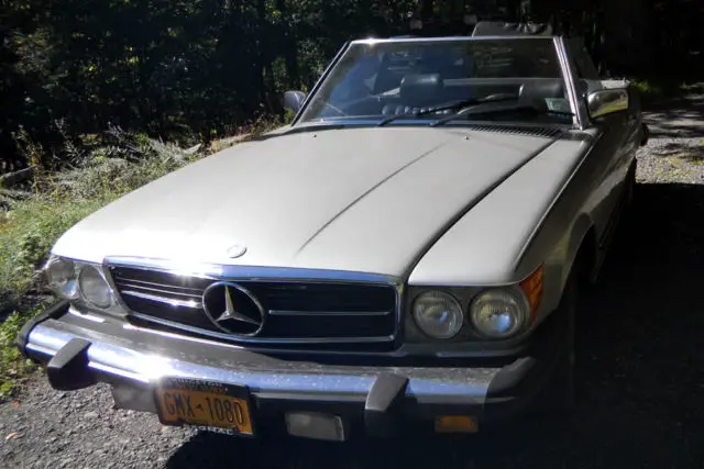 1980 mercedez vintage 450 sl converible vintage silver 83,922 miles