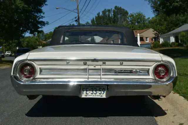 1964 ford galaxie 500 convertible; z code; 390 c.i. cruise-o-matic, vg (video)