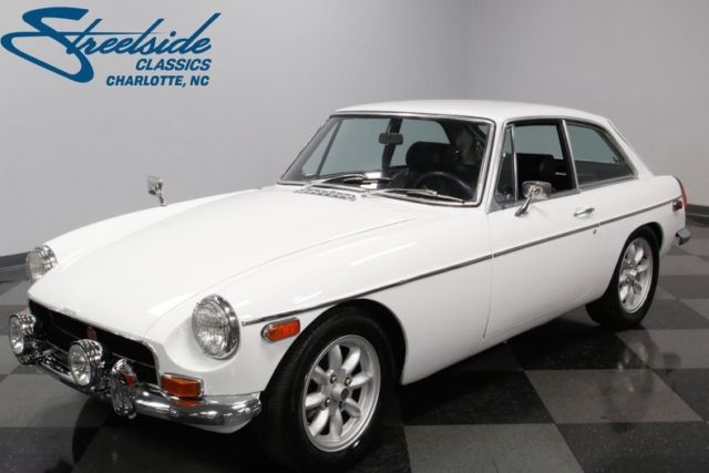 1971 mg mgb gt 30085 miles white hardtop 1.8 liter i4 4 speed manual