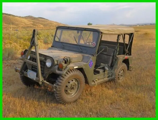 1971 ford m151a2 restored military suv, 2.3l 4-cyl, manual trans, 4wd
