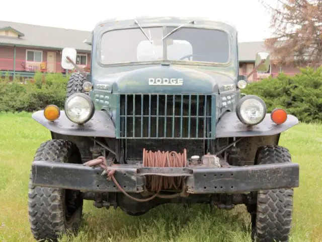 1954 dodge power wagon original flat head 6cyl pto winch solid body 4wd