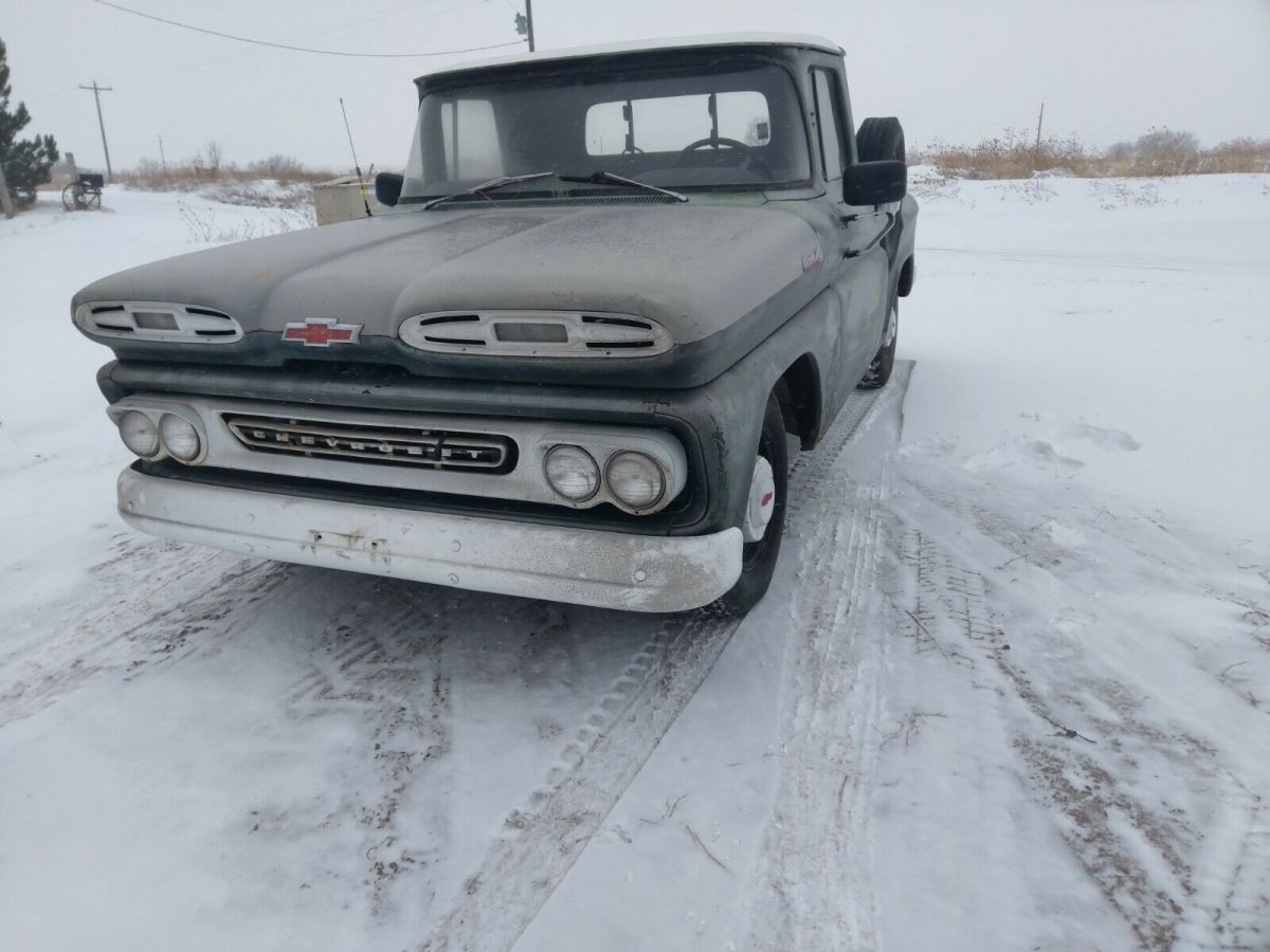 1961 chevy apache 10 stepside short box half ton c10