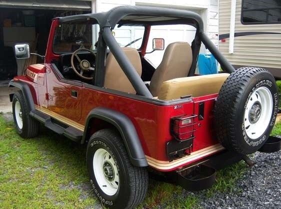 1987 jeep wrangler sport rebuilt 4.2l i6 12v manual 4wd new rubber moldings ny