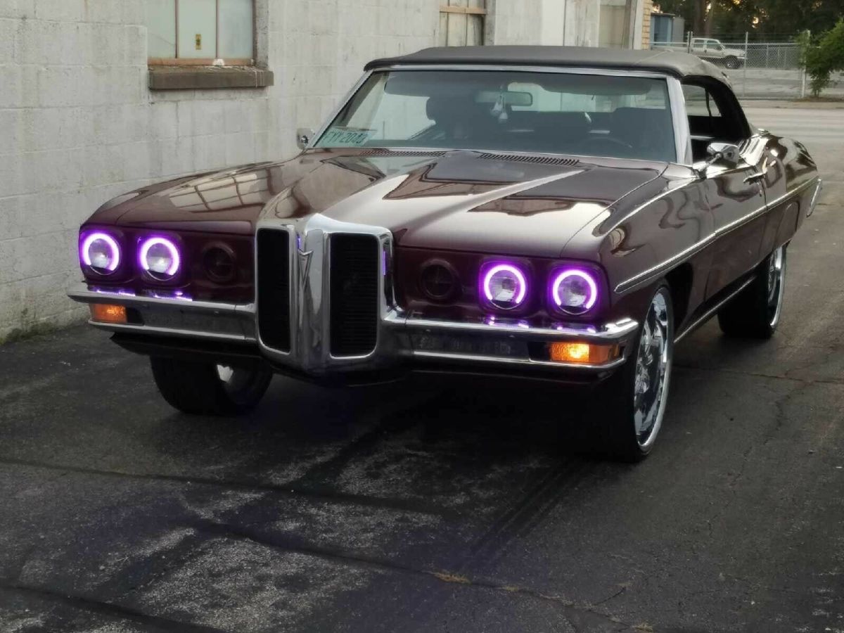 1970 pontiac catalina convertible red rwd automatic