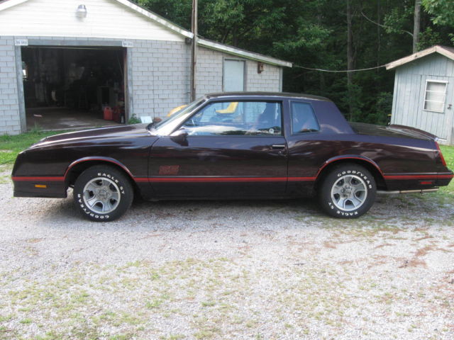1987 chevrolet monte carlo ss 305 5 liter high output v8