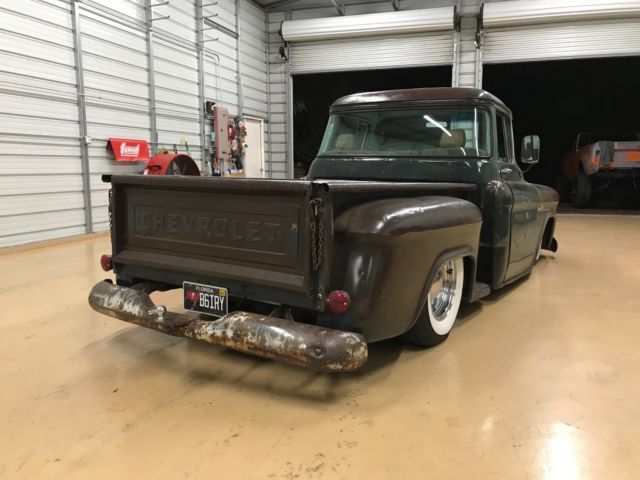 1955 chevy apache, patina step side with ls motor and 700r trans, great driver
