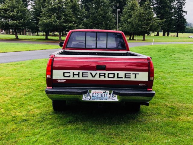 1991 chevy silverado 1500 4x4 excab short bed v8 automatic one clean truck